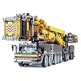 ZJLA MOC New Power Mobile Kran Building Kit LTM11200 RC Liebherr Motor Kits Blöcke, Kran Bausteine Geburtstag Spielzeug Geschenke Indoor I