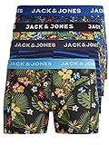 JACK & JONES Jack Jones Boxershorts 4er Pack Mix Trunks Boxer Short Unterhose, S, Mehrfarbig