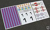 HPI BAJA 5T 1/5th RC MARTINI sticker aufkleber FG MCD