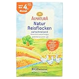 Alnatura Bio Instantbrei mit Natur-Reisflocken, 6er Pack (6 x 250 g)