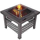 BBQ Outdoor Feuer Kohlenpfanne Klassischer Außenofen Holzkohlegrillen Kohlenpfanne Garten Balkon Heizofen Grillofen Einfach zu b