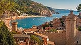 1000 Puzzle Teile Für Kinder Und Erwachsene -Stadt Am Meer -Intellektuelle Herausforderung Puzzle Perfect Birthday/Thanksgiving Gift for Lovers and Friends Größe:52X38C