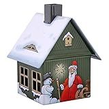 Crottendorfer Metall Häuser mit integriertem Räucherkerzenhalter W