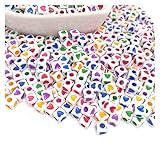 WEIMEIDA Suliaoz109 5 * 5mm acryl quadratische englische Buchstaben Perlen DIY Armband Halskette Armaturen Quadratisch Pfirsich Herzperlen DIY. Perlen (Color : 500pcs)