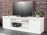 möbelando TV-Lowboard Unterschrank Fernsehtisch Sideboard HiFi Element Rack Landsted II