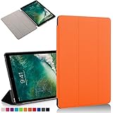 Forefront Cases Apple iPad Pro 10.5 Hülle Schutzhülle Tasche Smart Case Cover Stand - Ultra Dünn Leicht mit Rundum-Geräteschutz und intelligente Auto Schlaf/Wach Funktion (Orange)