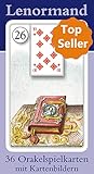 Lenormand Orakelkarten mit Kartenabbildungen: 36 Orakelk