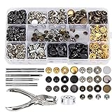 Metall-Snapset DIY Nietwerkzeug-Befestigungsniets-Fixierwerkzeug-Kit für Männer Frauen Reparaturen Dekoration 286pcs nützliche Werkzeug