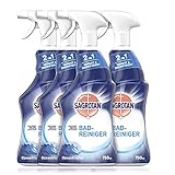 Sagrotan Bad-Reiniger Ozeanfrische – 2in1 Desinfektionsreiniger mit Antischmutzfilm für zuverlässige Hygiene im Badezimmer – 4 x 750 ml Sprü