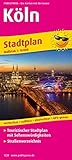 Köln: Touristischer Stadtplan mit Sehenswürdigkeiten und Straßenverzeichnis. 1:18000 (Stadtplan / SP)