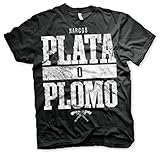 Narcos T-Shirt Plata O Plomo Größe L