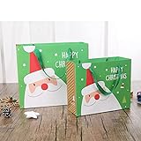RONGXIANMA Weihnachtsgeschenktüte Weihnachtsmann Weihnachtsgeschenkbox Neujahrsparty Süßigkeiten Schokoladenkeks Verpackungsb