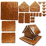Lebkuchenhaus Bausatz - Größe L - ca. 18x17x14 cm Lebkuchen Häuschen zum selber bauen & verzieren mit Zuckerguss von Lebkuchenw