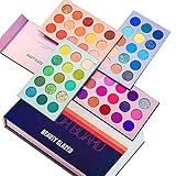 Color Board Lidschatten-Palette Lidschatten 60-Farben-Make-up-Palette Textmarker Augen-Make-Up Hochpigmentierter professioneller Lidschatten Mattes und Schimmer Langlebig mischbar W