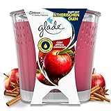 Glade (Brise) Langanhaltende Duftkerze im Glas, Cosy Apple & Cinnamon, bis zu 39 Stunden Brenndauer, 1er Pack (1 x 129g)