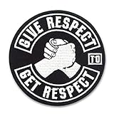 Aufnäher Aufbügler Patch Biker give Resp