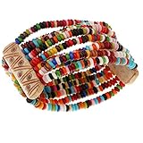 sharprepublic Persönlichkeit Nepal Vintage Style Bunte Mini Shell Armband Frau/Mädchen Geschenk
