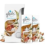 Glade (Brise) Sense & Spray Vorteilspack, Starter (inkl. 1 Nachfüller) + Nachfüller (2 Stk), Sensual Sandalwood & J