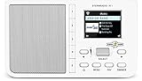 TechniSat STERNRADIO IR 1 - kompaktes Internetradio (WLAN, Farbdisplay, Wecker, Sleeptimer, AUX, Snooze, Direktwahltasten, App-Steuerung) weiß