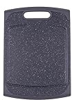 culinario Schneidebrett ca. 36 x 25 cm, in anthrazit Granit-Optik