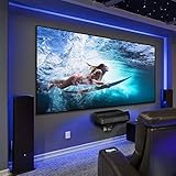 HiViLux Ultra Thin RahmenLeinwand Kinofolie Weiss Tuch: HiViWhite Cinema 1,0 Gain 1,0 8K/4K/3D (16:9 Bild:244x137cm 110')