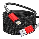 2Pack 2M iPhone Ladekabel Lang, [ Apple MFi Certified ] Original Lightning to USB Kabel 2m,Schnellladung 6ft Apple Ladekabel für Apple iPhone 11/XS/XSMax/XR/X/8/8 Plus/7/7Plus/ 6s/6/6Plus/5S/5,
