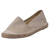 Japanwelt Damen Espadrilles Glitzer Canvas Gold - Flache Slipper Sommerschuhe Abendgarderobe Größe 39