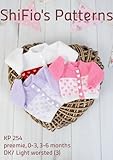 Knitting Pattern - KP254 - Round Neck Cardigan - Preemie, 0-3, 3-6mths (English Edition)