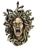 Veronese Wandrelief Kopf der Medusa 18 cm Wanddekoration Figur b