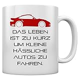 Das Leben Ist zu kurz Geschenk Tasse für Auto Fans Kaffeetasse Tee Tasse Becher 11 Oz. Weiß