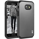 BEZ Hülle für Samsung Galaxy A5 2017 Hülle, Handyhülle Kompatibel für Samsung Galaxy A5 2017 Stoßfestes, [Heavy Duty] Outdoor Dual Layer Armor Case Handy Schutzhülle [Shockproof] Robuste - Silb