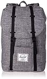 Herschel Retreat Classics Rucksack Unisex, Raven Crosshatch/Black/Black Rubber, Einheitsgröß