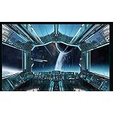 Fototapete 3D Effekt Science-Fiction-Weltraumkapsel-Wandbild elektronischer Wettbewerb Internet-Bar Wanddekoration Vliestapete 350CM(W)*256CM(H)