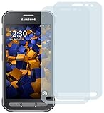 mumbi Schutzfolie kompatibel mit Samsung Galaxy Xcover 3 Folie klar, Displayschutzfolie (2X)