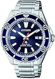 Citizen Herren Analog Solar Uhr mit Edelstahl Armband BN0191-80L