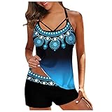 Bikini Große Oberweite Monokini Damen Bauchweg Tankini Set Bademode Set Bedruckter Borat Anzug für Frauen Badeanzug Damen Große Größen Badeanzug Rock Surfing T-Shirt Volant Zweiteiler Amit S