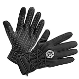 ROCKBROS Fahrradhandschuhe Winter Handschuhe Herren Touchscreen Warme Arbeitshandschuhe Winddichte Laufhandschuhe zum Radfahren, Wandern, Skifahren, M