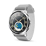 LXZ 1,28 Zoll Full-Touch-Business-Mode Gesundheit Multi-Sport-Smart-Uhr Für Männer Und Frauen, HD-Tracking-IPS-Farbdisplay wasserdichte Intelligente Uhr,C