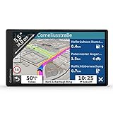 Garmin DriveSmart 55 MT-D EU – Navigationsgerät mit 5,5“ (14 cm) Farbdisplay, vorinstallierten 3D-Karten für Europa (46 Länder), Live Traffic via DAB+ oder Drive App, Sprachsteuerung & F