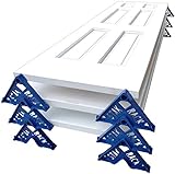 Stak Rack | 4-in-1 Maler-Zubehör-Werkzeug | stapelbares Design | Farbe Innen- oder Außentüren, Verkleidung & Küchenschranktüren | 12 Stück