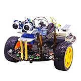 RCTOYCAR Infrarot- und Ultraschall-Programmierung, Smartduino 2RM Starter-Kits und Smart Roboter, für Arduino UNO R3 Bluetooth und WLAN, mechanisch, Basteln, Spielzeug