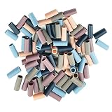 Sharplace 100 Stücke Elastische Gummi Haarband Kunststoffrohr Für DIY Haar Zubehö