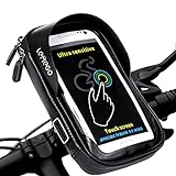 LEMEGO Wasserdicht Fahrradlenkertasche Handyhalterung Handyhalter Fahrrad Tasche Fahrradtasche Rahmentaschen für Handy GPS Navi und andere Edge bis zu 6 Zoll G