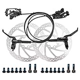 Hydraulische Bremsen Set, Fahrrad Scheibenbremse Set, Toopre Fahrradscheibenbremse, Universal Für Vorne Und Hinten, Für Bergwege, Mountain MTB Bikes Scheibenbremsenk