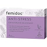 femidoc ANTI-STRESS Kapseln 30 Stück | Nahrungsergänzung gegen Stress | mit Safran und Lavendel Extrakt - Vitamin B6 B2 B1 - Folsäure - Biotin - Vitamin B12