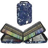120 Aquarell Buntstifte Set, hochwertige Künstlerstifte mit lebendigen Farben und schönen Mischeffekten mit Wasser, Ideales Aquarellstifte für Künstler, Erw