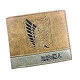Geldbörse Anime Attack On Titan Geldbörsen Casual Leder Geldbörse Cartoon Prägung Kartenhalter Für Teenager Dollar Preis Carteira Geldbö