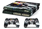 Skin PS4 HD LIONEL MESSI FC BARCELLONA - limited edition DECAL COVER Schutzhüllen Faceplates playstation 4 SONY BUNDLE