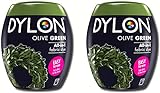 Dylon 350 g Olivgrün Maschine Färbemittel Pod 2 Pack, grün, 700g