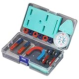 LifeBest Kinder Wissenschaft Magnet Set Bar Ring Hufeisen Kompass Auto Kit Kinder Pädagogisches Experiment Werkzeuge Wissenschaft Kit Spielzeug Jungen M